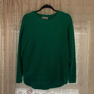 Emerald Green Crew Neck Sweater